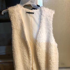 Long fur vest